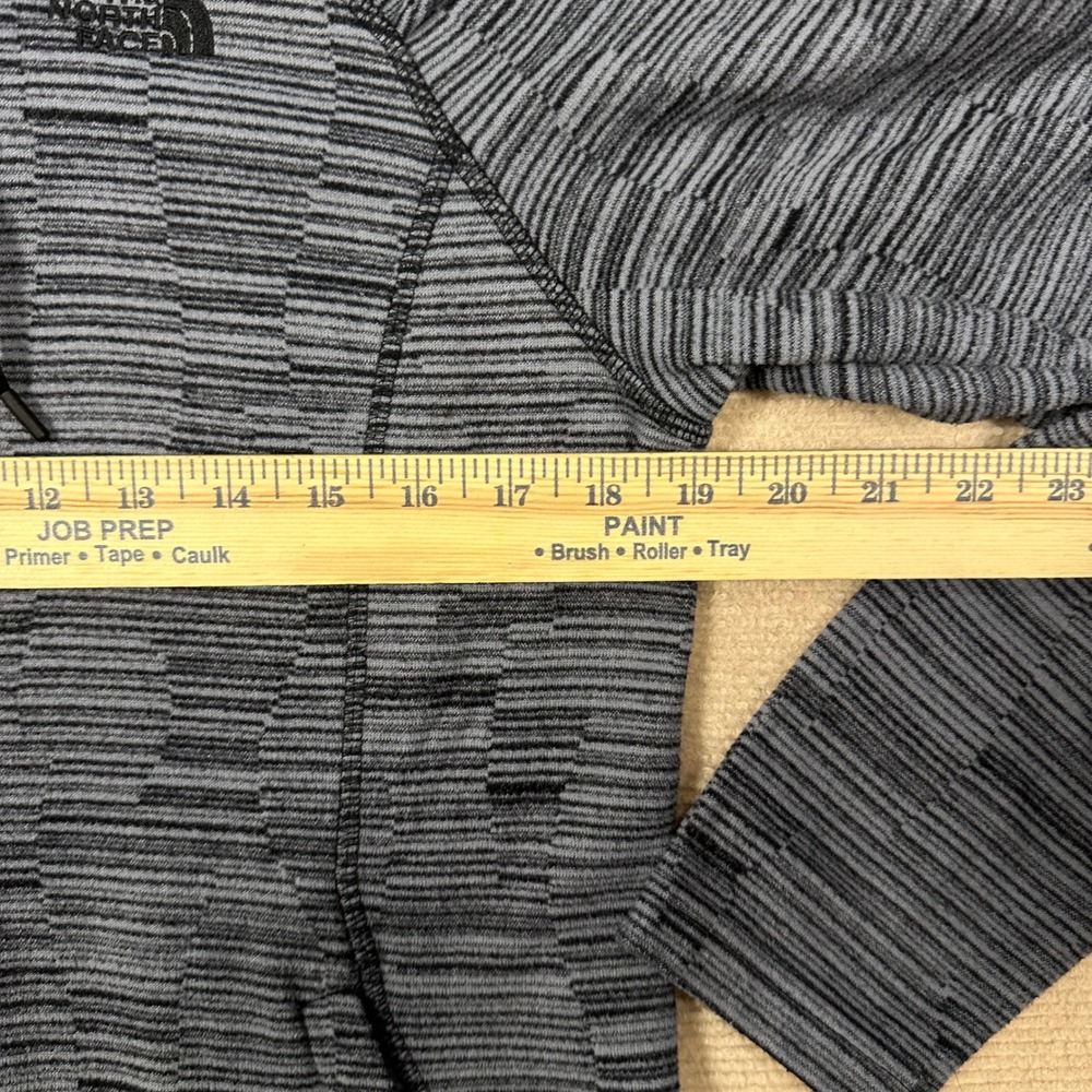 The North Face Mezzaluna Full Zip Hoodie Womens L Grey Space Dye Jacket Outdoor - Picture 8 of 12